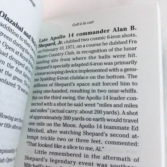 Golf Gift Ala Carte Facts and Fun Book From The Fairways by Alan Ross 1999 - Picture 8 of 8